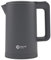 Balter Wasserkocher Edelstahl WK-4, 1,7 Liter, elektrischer Wasserkocher, Doppelwand Design, BPA frei, LED, Teekocher Kompakt, leise, Grau