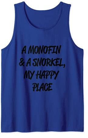 Monoflosse Schwimmen – Finswimming my happy place Tank Top