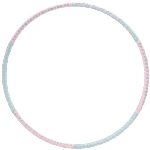 FEERKI Hula Hoop for Adults Weight Loss – Adjustable Fitness Exercise Hoop with Premium Foam Padding & Lock System – Lightweight Waist Trainer for Belly Fat Burn + Bonus Jump Rope