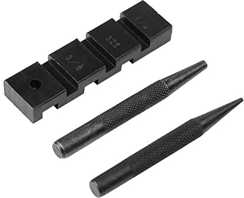 Hztyyier Kompaktes Taschen-Kettenbrecher-Verbindungswerkzeug-Set für 1/4-Ketten aus Kohlenstoffstahl. Praktische Reparatur in der Holzwerkstatt