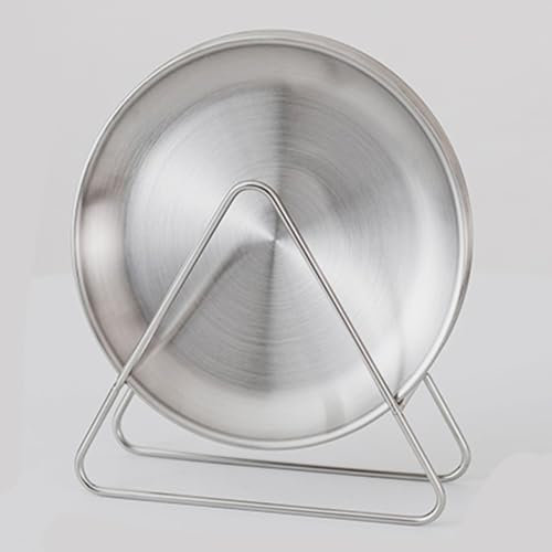 Dxcaicc Piatto per Salsa in Acciaio Inossidabile, Mini Piattini da Portata, Piatto per Snack per Insalata in Metallo, Stoviglie da Cucina Riutilizzabili, Contorno per Ketchup, Barbecue,Argento