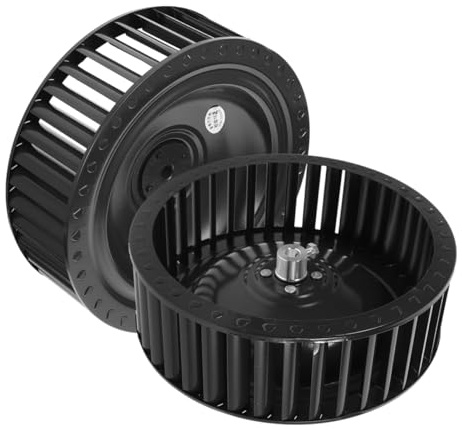 SEWOART 2pcs Metal Range Hood Wind Wheel Replacement Blower for Kitchen Ventilation, Lightweight, Wear-resistant, Easy Install Motor Exhaust Fan Accessory