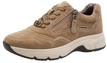 TAMARIS Comfort dam Low Duo-tex sneakers, peppar, 39 EU, Peppar, 39 EU