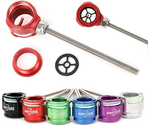 surwolf Viseur d'arc recurve pour Le tir à l'arc,Pointe de Mire de 0.019”,Point de visée en Fibre Optique,Viseur en Aluminium,pour la Chasse et Le tir (Rouge)