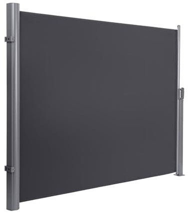 Retractable Side Awning,Outdoor Privacy Screen Freestanding Protection Awning, Waterproof & UV-Resistant Outdoor Side Pull Shade,for Patios,Balconies,Gardens(01,78.7''X 118''(200x300cm))