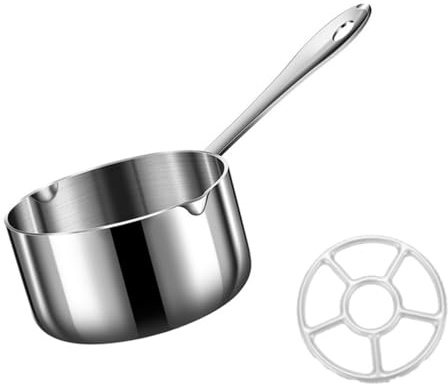 CAZSTYK Casserole de qualité professionnelle avec façade lisse antiadhésive, idéale pour faire fondre le beurre et faire mijoter des sauces sur une cuisinière à induction - Petits pots antirouille