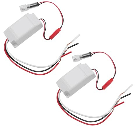 Vvikizy Sensore Interruttore Fotocellula Sensibile Alla Luce, Sensore Crepuscolare/alba Automatico On/off con Controllo Fotoelettrico e Grado di Protezione IP33, per Lampade Fluorescenti (CC 12-24 V)