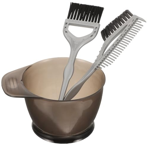 Veemoon Set de Mélange pour Coloration Cheveux Bol Épais Pinceaux Teinture Professionnels Maison Salon