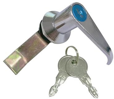 Serratura for porta in lega di zinco, maniglia lunga, set da 3