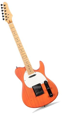 Elektrische Gitarre Jazz E Gitarre Geeignet Für Anfänger Erwachsene Und Profis(Red)