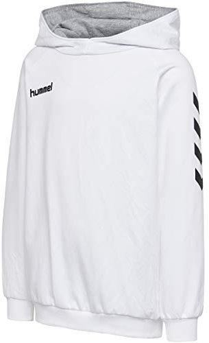 hummel Herren Hmlgo Kids Cotton Hoodie Kapuzenpullover, Weiß, 140 EU
