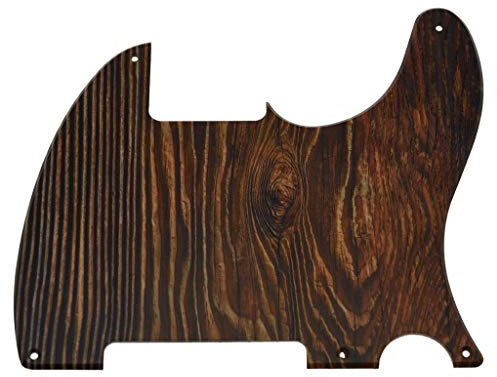Dopro Schlagbrett mit 5 Löchern für Telecaster Esquire, 3D-Druck, Kunststoff Holzmuster