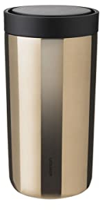 Stelton - Thermobecher - To Go Click - Edelstahl - Farbe: dunkel gold - (ØxH) 7,2 x 14 cm