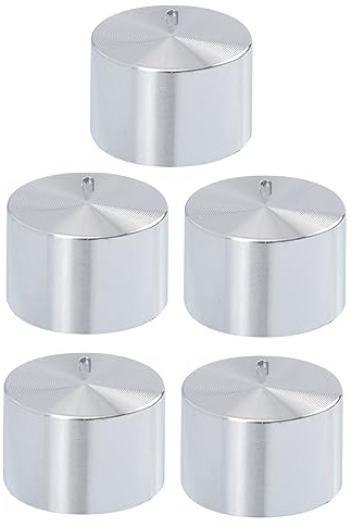 SOLUSTRE 5piezas Perillas de Estufa de Repuesto de Aleación de Aluminio Fáciles de Instalar para Quemadores de Cocina y Hornillos