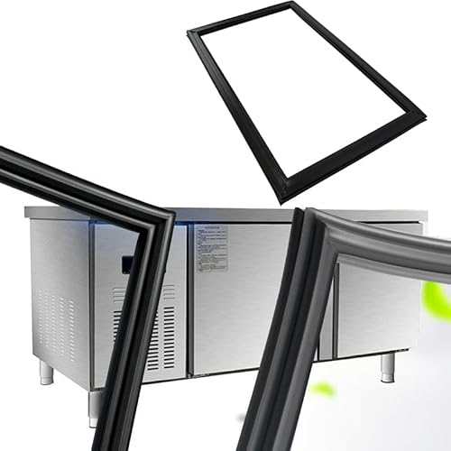 NBEST Guarnizione Magnetica per Porta congelatore,Frigorifero Guarnizione per Porta in Gomma Magnetica Telaio,Nero