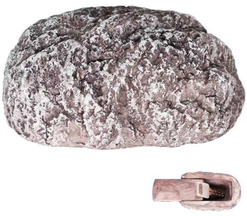 Cachez une clé à l'extérieur, 4 pouces de troupe de fausses de pierre Hider à l'extérieur, imperméable Fake Rock Hidden Key Solder pour l'extérieur de la clé ard (style 2)