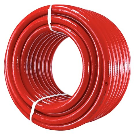 Fresh Food Safe Drinking Water Hose Pipe for Caravan Motorhome Boat Hot Red 12mm 1/2 Flexible UV Resistant Non-Toxic (15 metre)