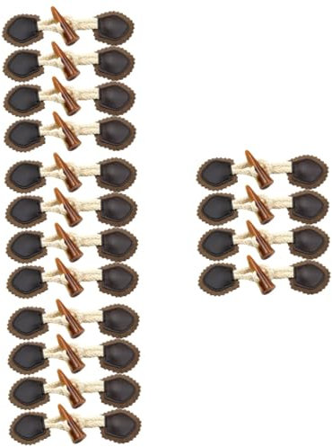 SEWOART 16paare Pu Knebelknöpfe Für Mäntel Dekorative Knöpfe Für Jacken Und Strickwaren Robust Und Klassisch Für Kreative