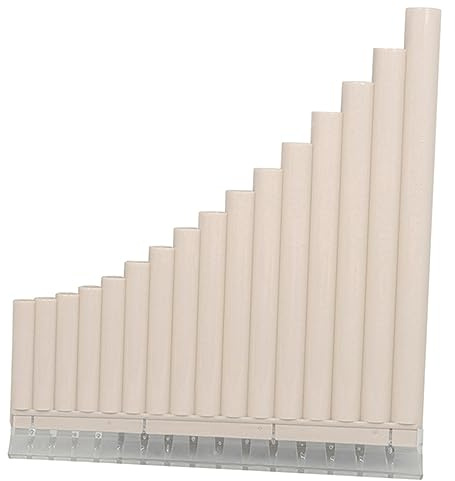 DRESSOOS Panflöte Musikinstrument Flöte in C- Für Anfänger Mit Notenbuch Zum Einfachen Erlernen Und Spielen Tragbar Mit Aufbewahrungstasche