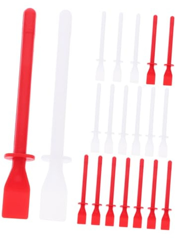 KAILIKETIY 20pcs Glue Applicator Stick Glue Spreader Flexible Wide Usage Assorted Color Pp Copolymer Ultra Tough Materials for Crafting Projects