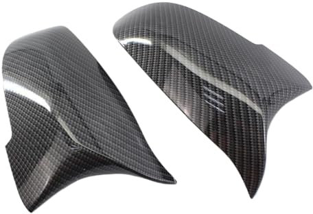 Auto-Rückspiegelgehäuse-Spiegelkappe Für BMW 5 6 7 Serie Schwarze Spiegelabdeckung F10 F11 F18 F07 F12 F13 F06 F01 F02 LCL CarbonfaserMuster Spiegelabdeckung(Carbon Fiber)