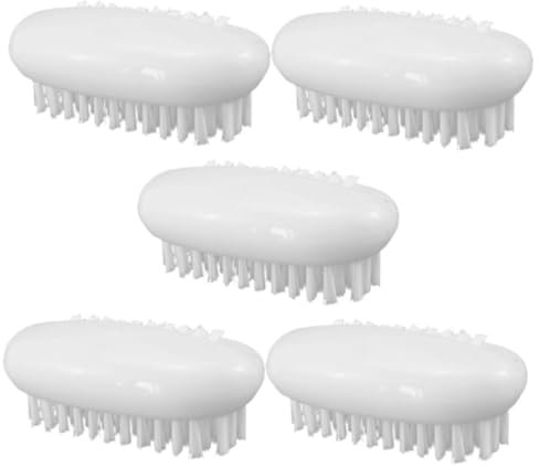 PACKOVE 5pièces Brosse à Ongles Pratique Nylon Outil De Nail Art Brosse à Ongles Pour Mains Nettoyage Facile