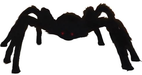Glugahrif Araña De Halloween,Arañas Gigantes para Hogar - Adornos De Halloween Realistas Y Espeluznantes para Exterior Interior Jardín Porche Y Hogar