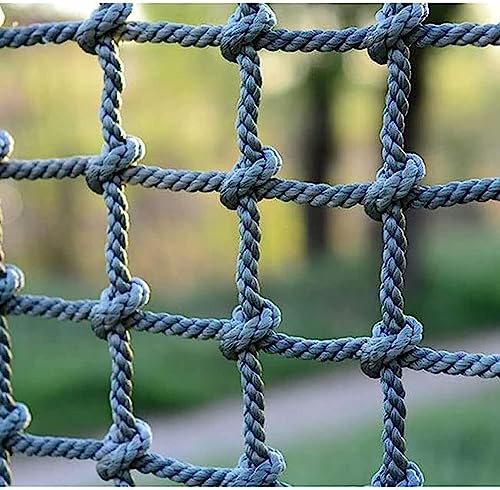 Red de carga de escalada para niños, escalera de cuerda de seguridad para interiores y exteriores, para jugar en el patio, equipo de escalada de 1 x 2 m para niños, equipo de aventura