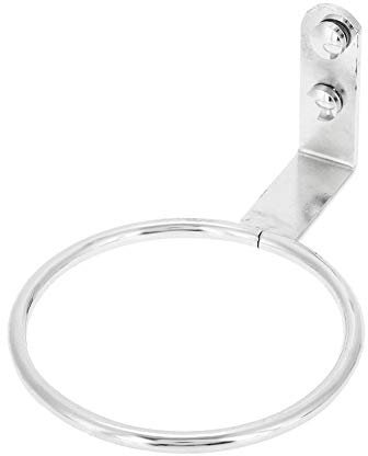 Soporte para secador de pelo, salón simple Acero inoxidable galvanizado Baño de manos libres Montaje en pared Soporte para secador de pelo grande Estante de almacenamiento Soporte para bastidor colgan