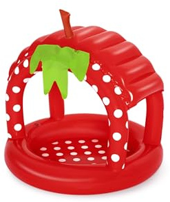 Bestway Baby-Planschbecken, Erdbeere, 91 x 91 x 91 cm