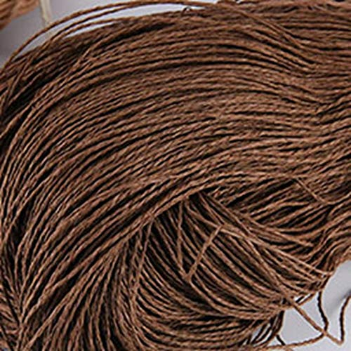 FANFAN Raffia Garn Kintting Papier Strohgarn zum Häkeln Hut Fancy Garn Blumenverpackung Sommermode Handgemachtes Material 100g / Ball