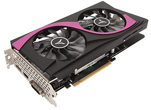 VBESTLIFE GTX1660S Gaming-Grafikkarte, 6G 192-Bit-GDDR6-Grafikkarte mit Zwei Lüftern, Metallrückplatte, DVI- und High-Definition-Multimedia-Schnittstelle und DP 3Ports, für PC-Selbstbau