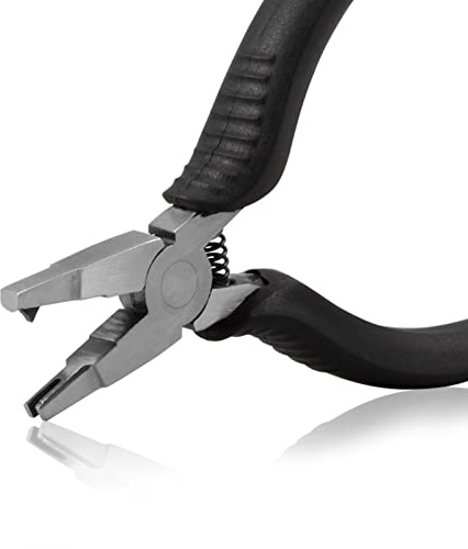 SPEEDWOX Pince à anneaux fendus pour la fabrication de bijoux - 14,7 cm - Pince d'ouverture d'anneaux - Mini pince fine de précision - Pour loisirs créatifs