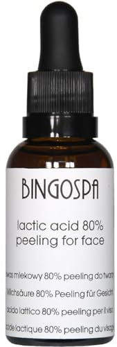 Milchsäure 80% Peeling für Gesicht 30ml BINGOSPA