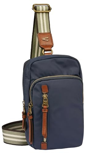 camel active Bari Damen Handtasche Sling Bag Rucksack Mittelgroß Blau
