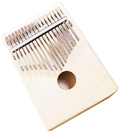 Mikinona Selbstgemacht Kalimba Daumenklavier Blanko Zum Bemalen Kinder Musikinstrument Handgefertigt Leicht Portabel