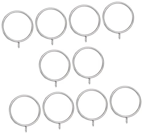 Garneck 10stücke Duschenringe Aus Edelstahl Mehrzweck-vorhangbefestigungen Stabile Gardinenringe Für Duschvorhänge Plissee-vorhänge Und Türvorhänge Einfache Installation Und Langlebiges Ma