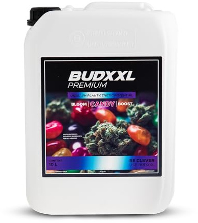 BUDXXL Candy Blüte-Booster - Premium Grow Dünger für die Blütephase mit extra Phosphor und Kalium (10 Liter)