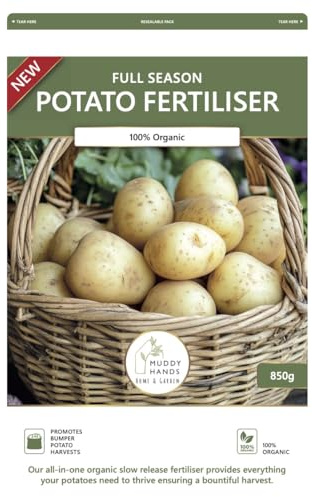 Muddy Hands 100% Organic All Season Potato Fertiliser Plant Food 850g - Promotes Bumper Potato Harvests!