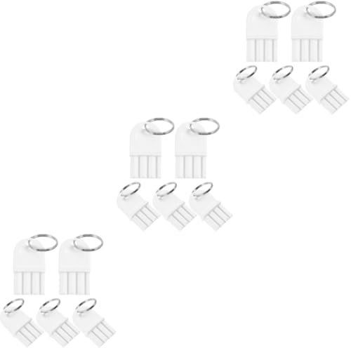 VILLCASE 3 Set Distributore di Asciugamani di Carta Chiave Distributore Universale Chiave Distributore di Carta Igienica 5 Anelli in Metallo Confezione da 5 Distributore 5 Pezzi * 3