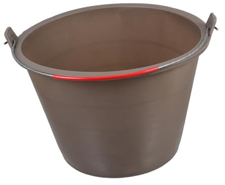 SHINEOFI Seau Robuste avec Seau Vide Portable pour Sable Béton pour Chantier de Construction Stockage Durable