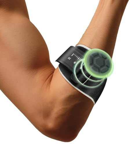BUERPINKING Ellenbogenbandage Tennisarm, Tennisarm Bandage Testsieger Herren und Damen für Kraftsport im Gym, Ellbogen Bandage bei Golferarm für Kraftsport Sport, Schwarz