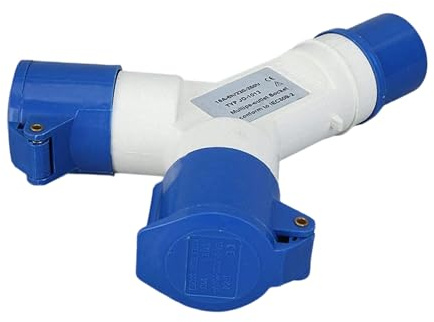 Diviseur de prise industrielle - Prise de courant industriel 2 voies - 16 A Applications haute intensité équipements connecteurs pour chantiers usines production