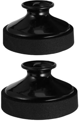 BESPORTBLE 2 Stück Altsaxophon Dämpfer Rundes Mute für Verbesserten Einfache Kompatibel mit Verschiedenen Modellen Effektive Lautstärkeregelung für Studio und Bühne