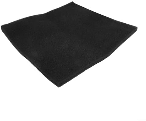 Aquarium-Filterschwamm, 50 cm x 50 cm x 2 cm, schwarzes Polyether-Schaumstoff-Pad für Aquarien und Teiche, biochemische Filtration mit 15/30/40 PPI Dichte, geeignet für Süßwasser (PPI-30 – Medium)