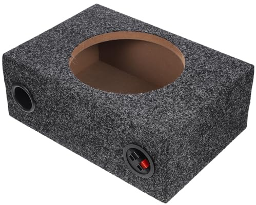 PLAFOPE Caisson De Basses Simple Scellé Et Recouvert De Moquette 8 Pouces pour Subwoofer Voiture DIY Audio Automobile Basse Puissante