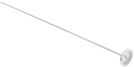 PAMINGONO Edelstahl Bodenthermometer mit Robuster Sonde Präzises Kompost und Gartenthermometer für Bodentemperaturmessung im Garten