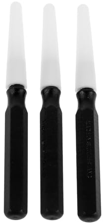 Warmhm Kit D'huileur de Montre 3 Pièces Noir en Plastique et Métal | Pointe Fine pour Maintenance, Usage en Horlogerie, Format Compact pour Atelier
