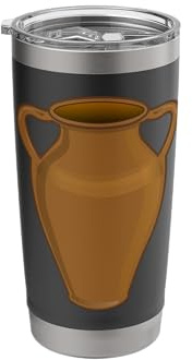 Ancient Greece Roman Empire Amphora Amphorae Vase Stainless Steel Insulated Tumbler