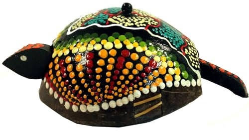 GURU SHOP Große Wackeltier Schildkröte, Wackelkopf - Tier, 6x10x10 cm